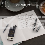 Набор ручек Parker IM Core FK221 (CW2093215) Black CT сталь нержавеющая подар.кор. ручка перьевая, ручка шариковая, фото7