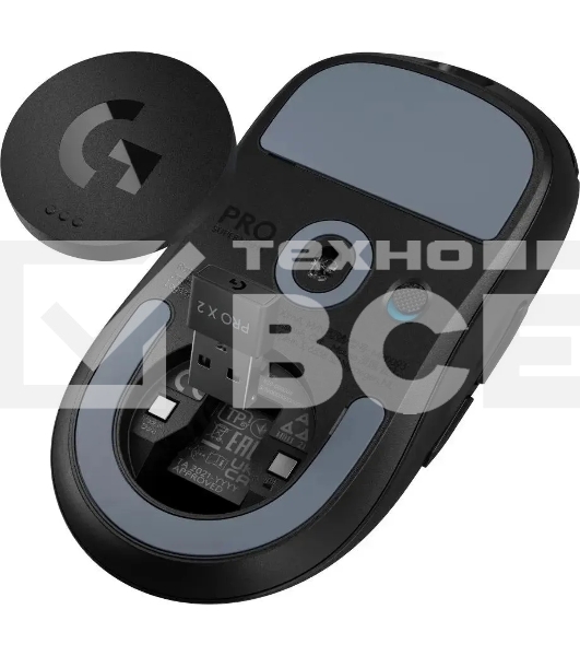 Мышь беспроводная Logitech G PRO X SUPERLIGHT 2 черный, 32000 dpi, радиоканал, USB, кнопки - 5