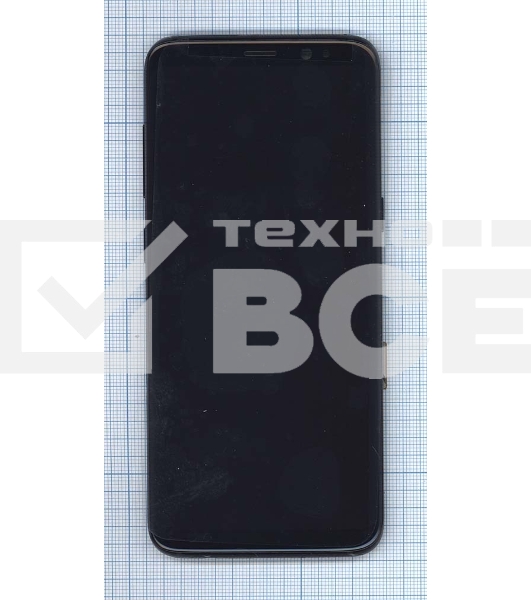 Дисплей для Samsung Galaxy S8 SM-G950F черный с черной рамкой