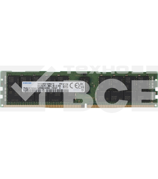 Оперативная память Samsung, DDR4, 64GB (1x64GB), 3200MHz, CL22, ECC, RDIMM