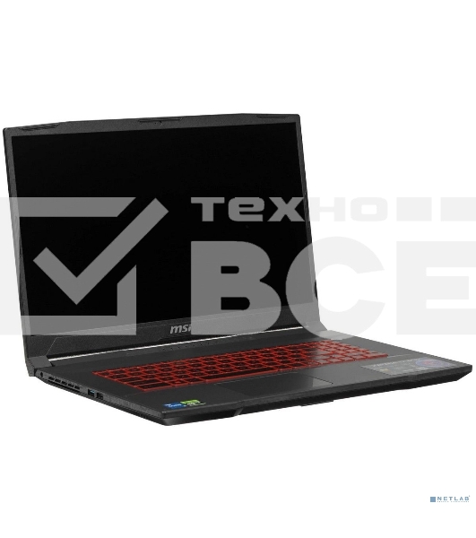 Ноутбук MSI Katana 17 B13UCR-1612XRU Intel Core i5-13420H/16Gb/SSD1Tb/RTX3050 4Gb/17.3'/IPS/FHD/1920x1080/144Hz/NoOS/Black/2.6kg (9S7-17L541-1612)