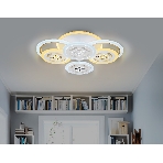 Светильник Ambrella light FA2951/6 WH белый 4200K/3000K+6400K/6400K+3000K 125W 550*405*150 (ПДУ ИК), фото7