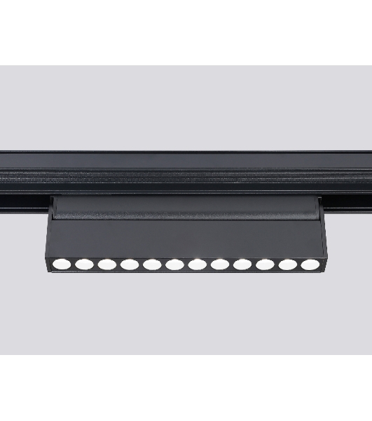 Светильник трековый светодиодный GL4048 BK черный IP20 12W 4200K 48V 24° 223*22*105