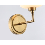 Настенный светильник Ambrella light LH53021 BS/FR латунь/белый матовый G9 max 40W 195*120*230, фото4