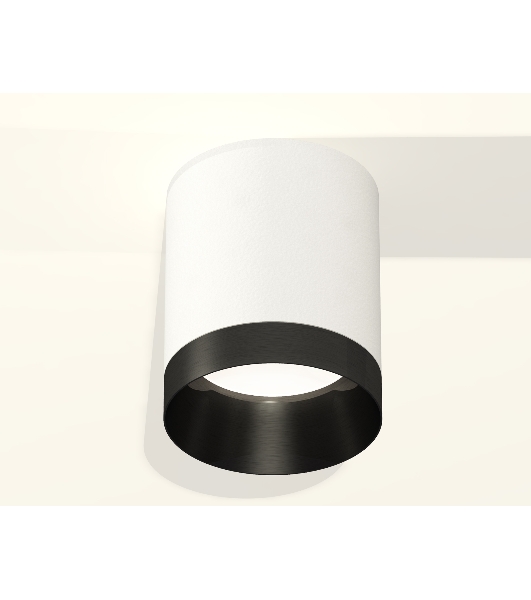 Светильник Ambrella Light XS6301021 SWH/PBK белый песок/черный полированный MR16 GU5.3 (C6301, N6131)