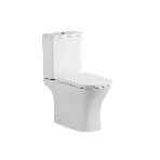 Унитаз компакт торнадо напольный безободковый Bau Spectrum square Hurricane-5, усиленное бысросъемное сиденье дюропласт микролифт, фото4