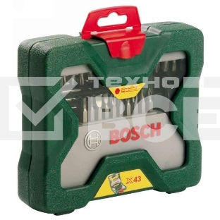 Набор бит и сверл Bosch X-line 43 (2607019613) (43пред.) для шуруповертов/дрелей