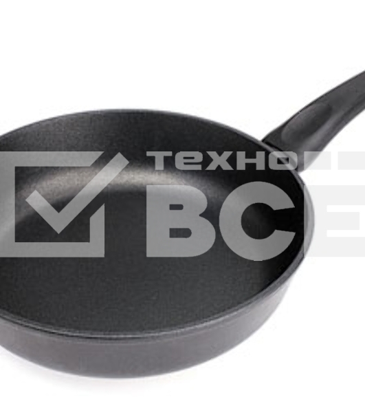 НЕВА МЕТАЛЛ ПОСУДА 9124 д.24(Диаметр 24 см. 4-х слойное антипригарное покрытие ТИТАН пк равномерно нагревается за счет особой конструкции корпуса по принципу 'золотого сечения', толстого дна (6-8 мм) и чуть более тонких стенок (4-4,5 мм).)