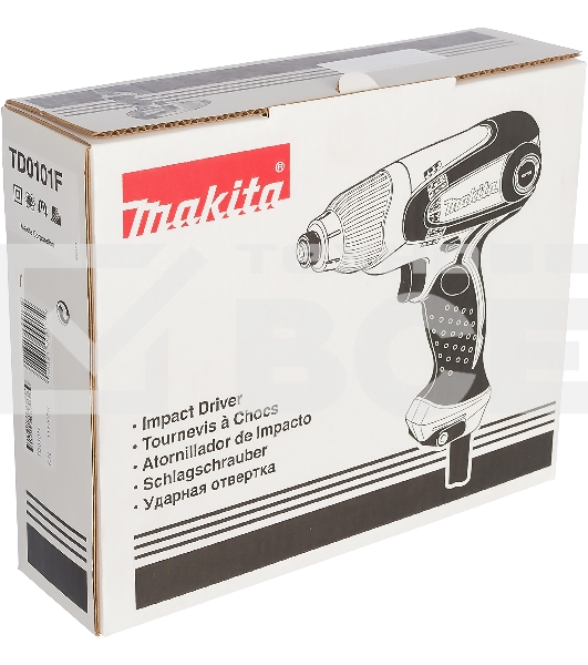 Дрель-шуруповерт Makita TD0101F, Сетевой, 230Вт, Ударный