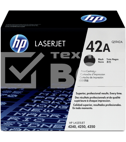 Картридж лазерный HP Q5942A черный для LJ 4250/4350 10 000 стр.
