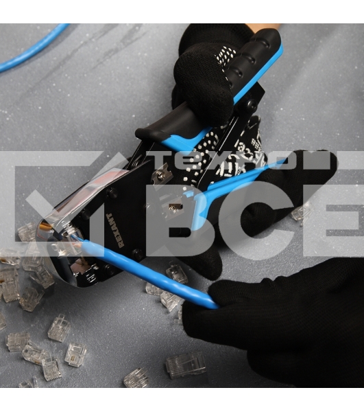 Кримпер для обжима Rexant HT-500R ТАЙВАНЬ 8P8C, 6P4C