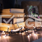 Гирлянда «Кластер LED» 3 м, темно-зеленый ПВХ IP20, 288 диодов, цвет теплый белый, фото3