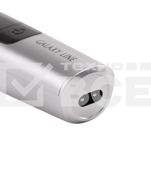 Набор для стрижки Galaxy Line GL 4161, серебристый с черным, время непрерывной работы до 1,5 ч, 2 скорости работы, лезвия из нержавеющей стали, ширина лезвия 39 мм, индикатор заряда аккумулятора в процентах, 4 насадки-расчески (3, 6, 9, 12 мм), USB зарядк