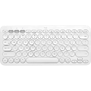 Клавиатура Logitech K380 беспроводная, Bluetooth, белый