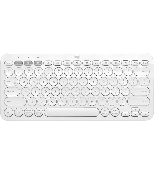 Клавиатура Logitech K380 беспроводная, Bluetooth, белый
