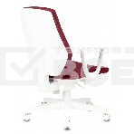 Кресло офисное Бюрократ CH-W545 красный 38-410 крестовина пластик пластик белый, фото5