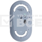 Мышь беспроводная Logitech Pebble M350 серый, 1000 dpi, радиоканал, Bluetooth, USB, кнопки - 3, фото12