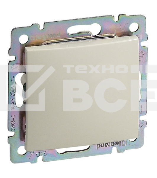 Механизм переключателя 1-кл. СП Valena проходн. на 2 напр. сл. кость Leg 774306