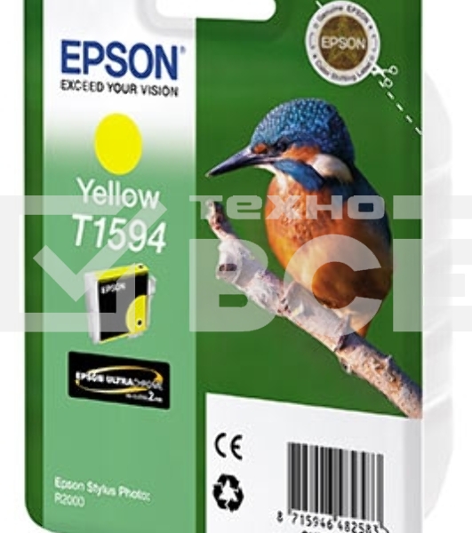 Картридж струйный Epson C13T15944010 желтый (850 стр) для Epson St Ph R2000
