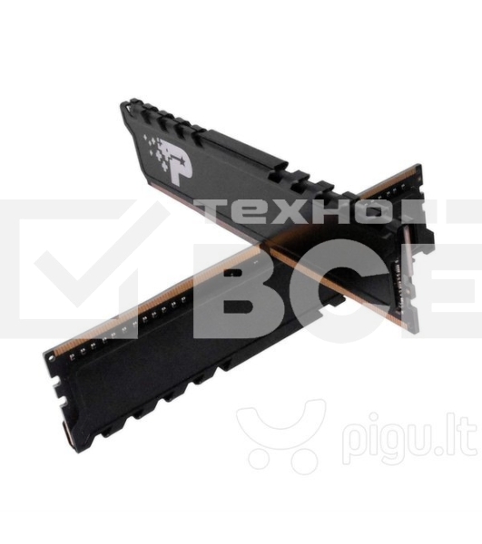 Оперативная память Patriot Signature, DDR4, 16GB (2x8 GB), 3200 MHz, CL22, радиатор, чёрный