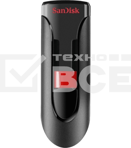 Флеш диск 256GB SanDisk CZ60 Cruzer Glide, USB 2.0, Black