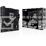 Материнская плата ASUS TUF GAMING B760M-PLUS D4, LGA1700, Intel B760, 4xDDR4, 4xSATA, 2xM.2, 1xPCIe 5.0 x16, 1xPCIe 4.0 x4, 1xPCIe 4.0 x1, 1xDP, 1xHDMI, 1x2.5Gb LAN, Wi-Fi, Bluetooth, 1xUSB-C 20Gbps, 4xUSB-A 10Gbps, 1xUSB-A 5Gbps, 2xUSB-A 2.0, 5x3.5 мм, 7, фото 1