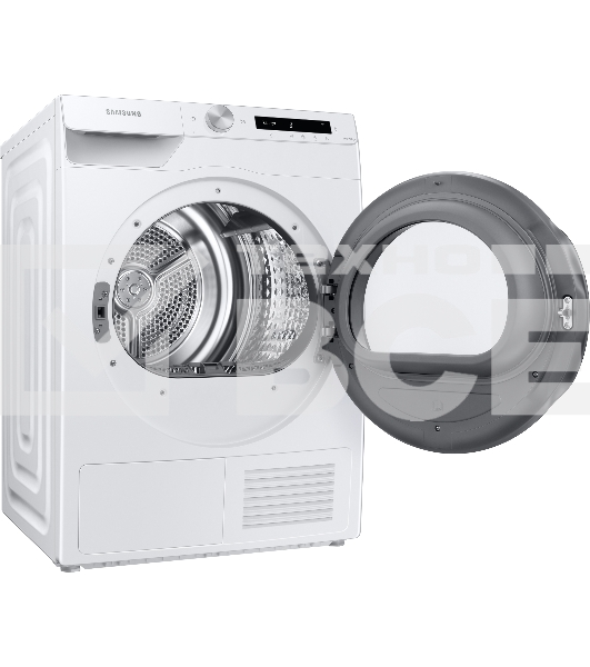 Сушильная машина Samsung DV90T5240AW/LP белый, 9 кг, сушка - тепловой насос, программ - 14, 60 x 85 x 65 см