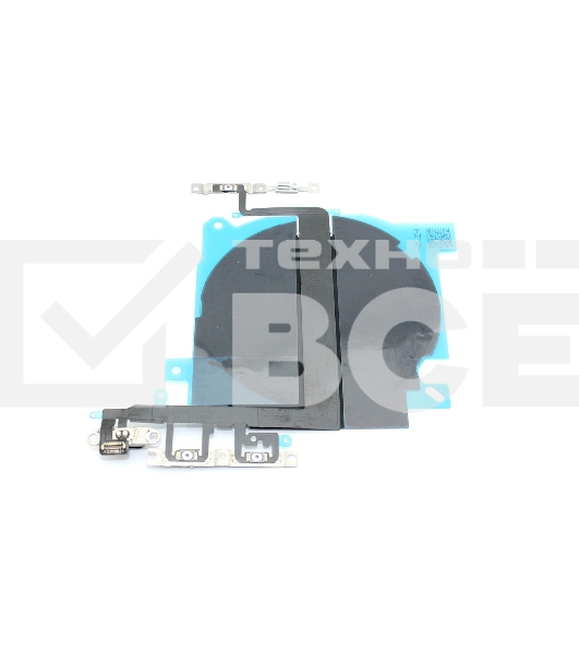 Шлейф кнопки включения, кнопок громкости и беспроводной зарядки для Apple iPhone 13