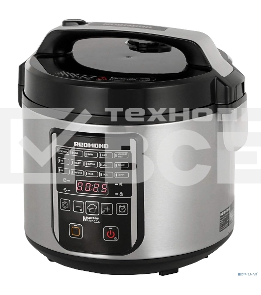 Мультиварка Redmond RMC-M36 сталь/черный