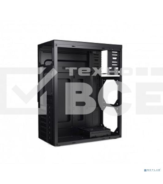 Компьютерный корпус CBR PCC-ATX-J02-450W2 ATX Miditower J02, c БП PSU-ATX450-08EC (450W/80mm), 2*USB 2.0, HD Audio+Mic, кабель питания 1.2м, Black