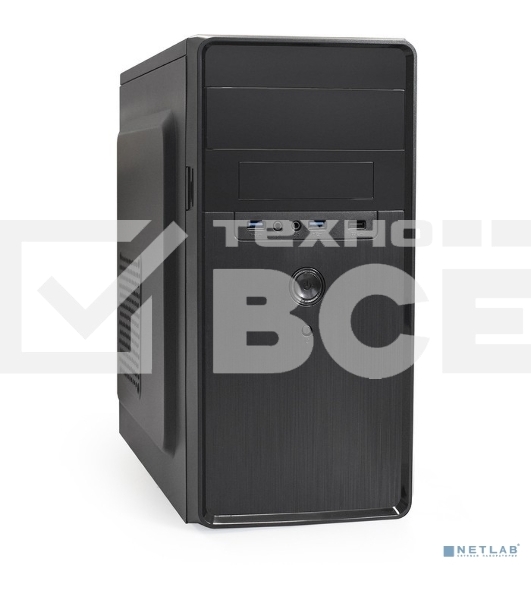 Компьютерный корпус Minitower ExeGate EX286438RUS BA-309U2-350W-8 (mATX, БП AA350 с вент. 8см, 1*USB+2*USB3.0, HD аудио, черный)