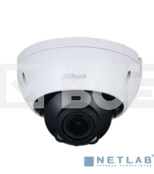 Уличная купольная IP-видеокамера DAHUA  2Мп; 1/2.8” CMOS; моторизованный объектив 2.8~12 мм; механический ИК-фильтр; чувствительность 0.008лк@F1.7; сжатие: H.265+, H.265, H.264+, H.264, MJPEG; 2 потока