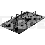 Варочная поверхность MONSHER MSG 33 Noir, газ, High-Tech, 29 см, автоматический электроподжиг, газ-контроль, форсунки под сжиженый газ, SABAF конфорки, чугунные решетки, цвет черный, фото4
