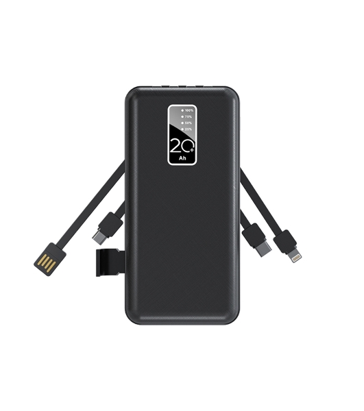 Портативное зарядное устройство Rexant Power Bank (аккумуляторная батарея) 20000 mAh, черное