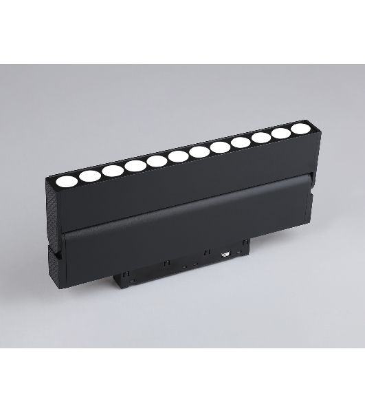 Светильник трековый светодиодный GL4048 BK черный IP20 12W 4200K 48V 24° 223*22*105