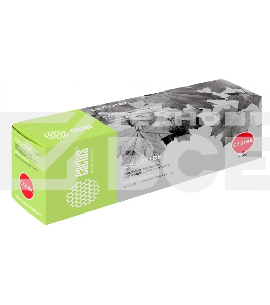Картридж лазерный Cactus CS-C731BK черный (1600 стр.) для Canon LaserBase MF8230 i-Sensys/MF8280 i-Sensys