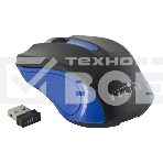 Мышь беспроводная Oklick 485MW черный/синий, 1200 dpi, радиоканал, USB, кнопки - 3, фото9