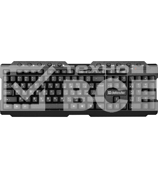 Клавиатура Defender Element HB-195 RU беспроводная USB черный