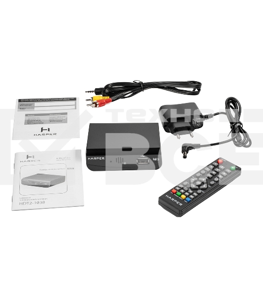 Ресивер Harper HDT2-1030 Цифровой телевизионный DVB-T2