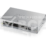 Коммутатор Zyxel GS1005HP Switch PoE +, 5xGE (4xPoE +), desktop, metal, silent, PoE budget 60 W, фото8