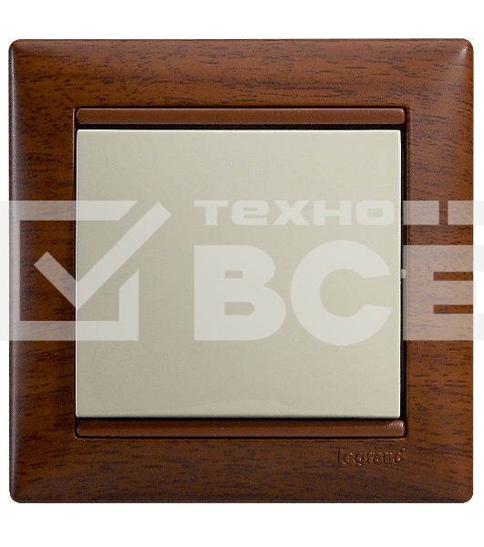 Механизм переключателя 1-кл. СП Valena проходн. на 2 напр. сл. кость Leg 774306