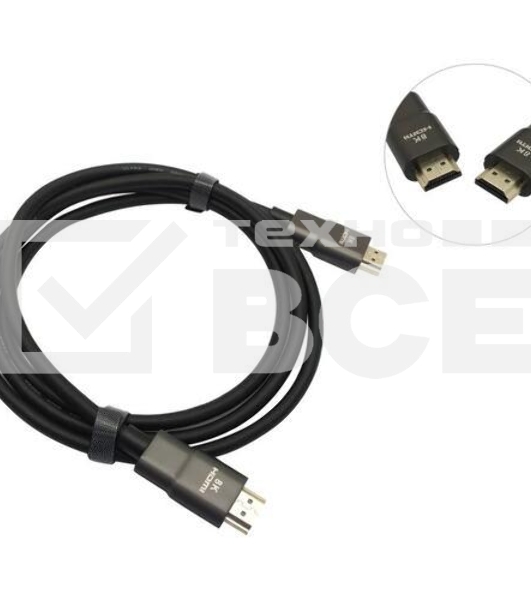 Кабель HDMI 19M/M,ver. 2.1, 8K@60 Hz 1.5m iOpen (Aopen/Qust/VCOM ) <ACG863-1.5M>