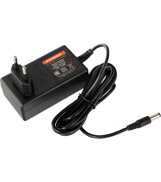 Устройство зарядное для Li-Ion шуруповертов PATRIOT серии The One, Модели: BR 101Li/BR 104Li/BR 111Li/BR 114Li, Напряжение: 12В