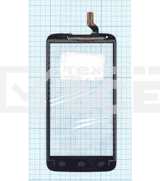 Сенсорное стекло (тачскрин) для Huawei Ascend G710, черное