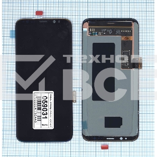 Дисплей для Samsung Galaxy S8 SM-G950F красный