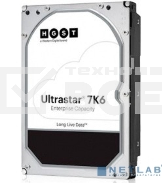 Жесткий диск Western Digital HGST SAS 3.0 6Tb 0B36047 HUS726T6TAL5204 Ultrastar 7K6 (7200rpm) 256Mb 3.5'