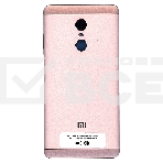 Задняя крышка для Xiaomi Redmi Note 4X розовая, фото 1
