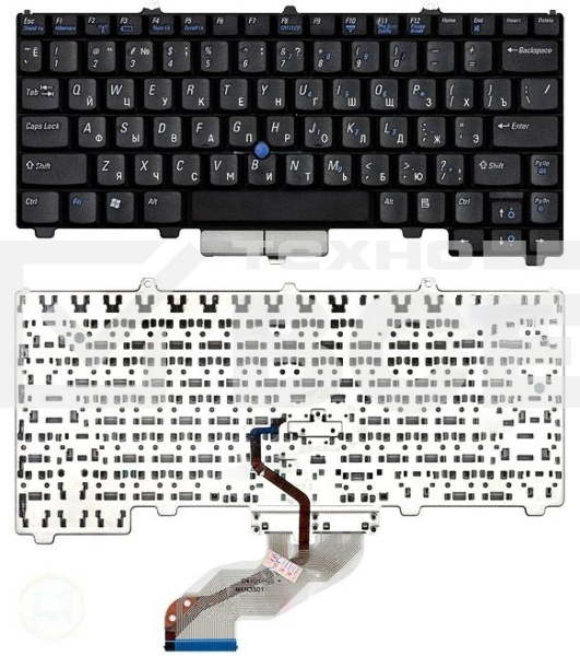Клавиатура для ноутбука Dell Latitude D410 J5818 черная