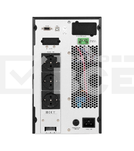 Источник бесперебойного питания On-line ExeGate PowerExpert TL-3000.72V.LCD.AVR.3SH.USB.RS232.SNMP 3000VA/3000W, On-Line, PF=1, LCD, 3*Schuko, RS232, USB, SNMP-slot, встроенные батареи 12V 7.2Ah - 6шт, возможность подключения до 4 внешних батарейных блоко