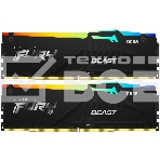 Оперативная память Kingston Fury Beast, DDR5, 32GB (2x16GB), 6000MHz, CL30, с радиаторами, RGB, черный, фото6